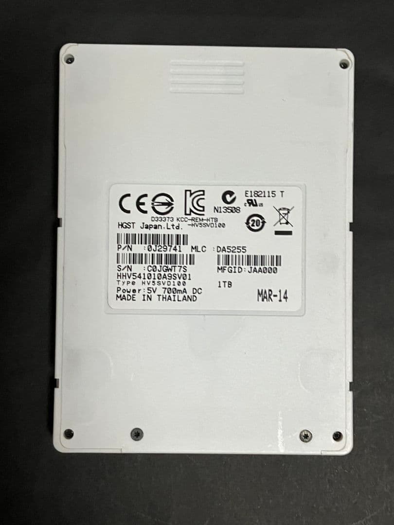 iVDR-S 1TB カセットHDD