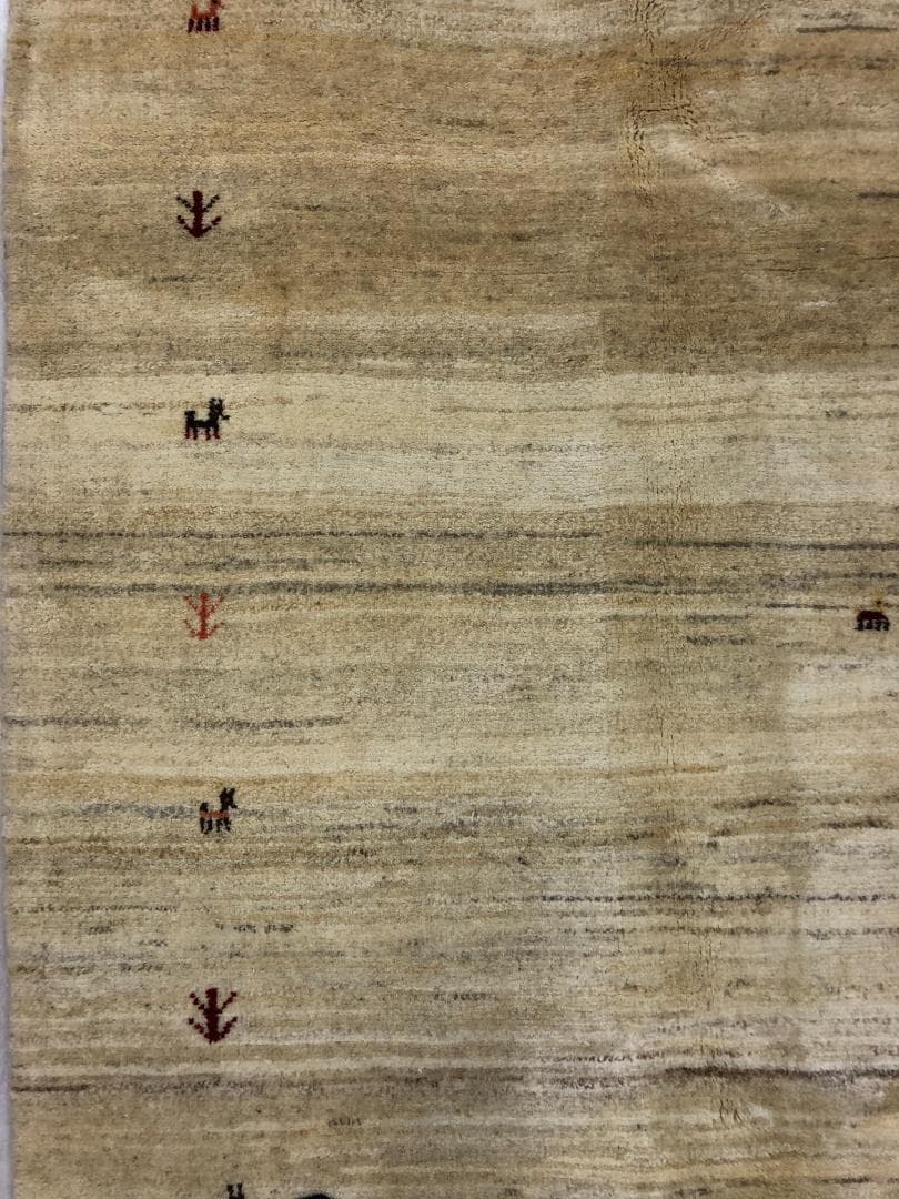 ケンケン様用　ギャベ イラン産 200×292 白 K-27