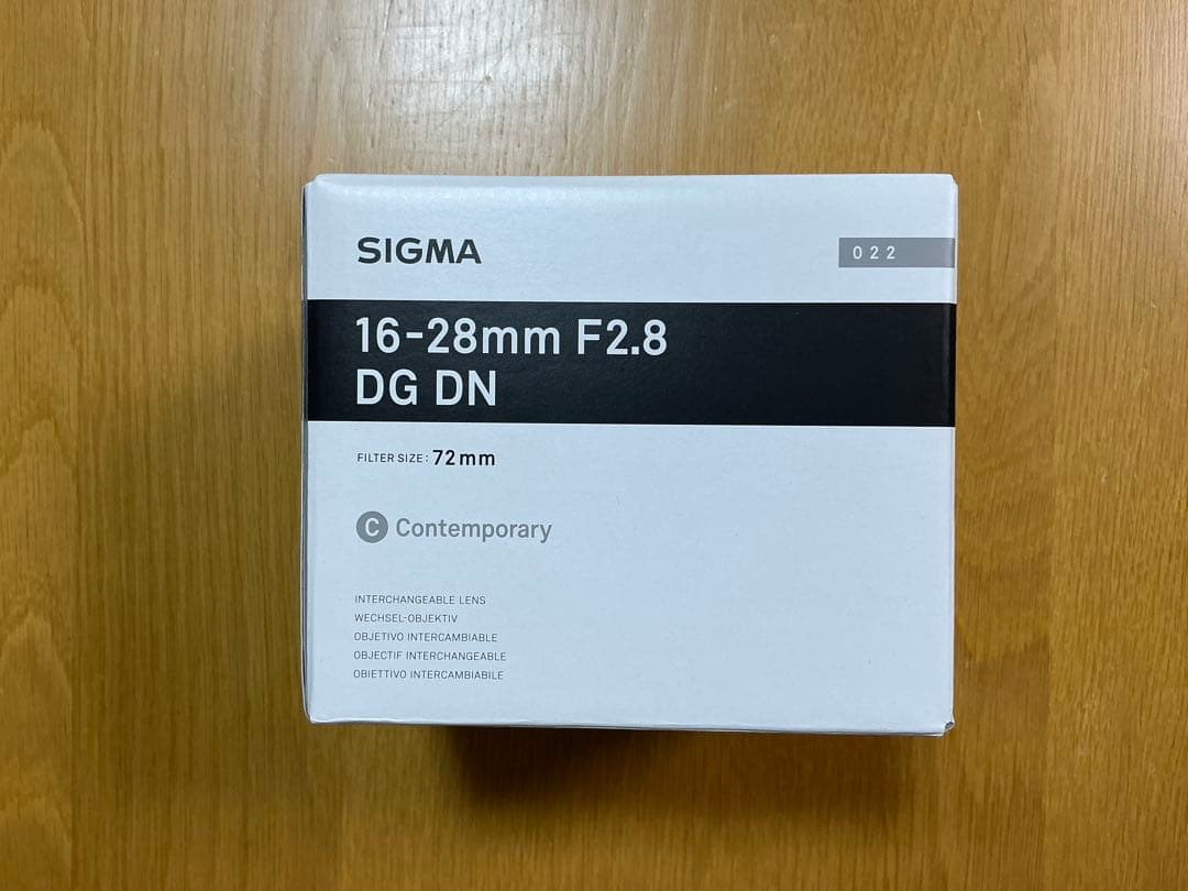 【新品・未使用】SIGMA 16-28mm F2.8 Eマウント