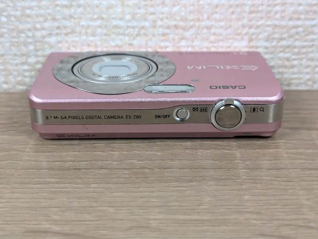 【動作良好】CASIO EXILIM EX-Z80 ピンク コンデジ デジカメ