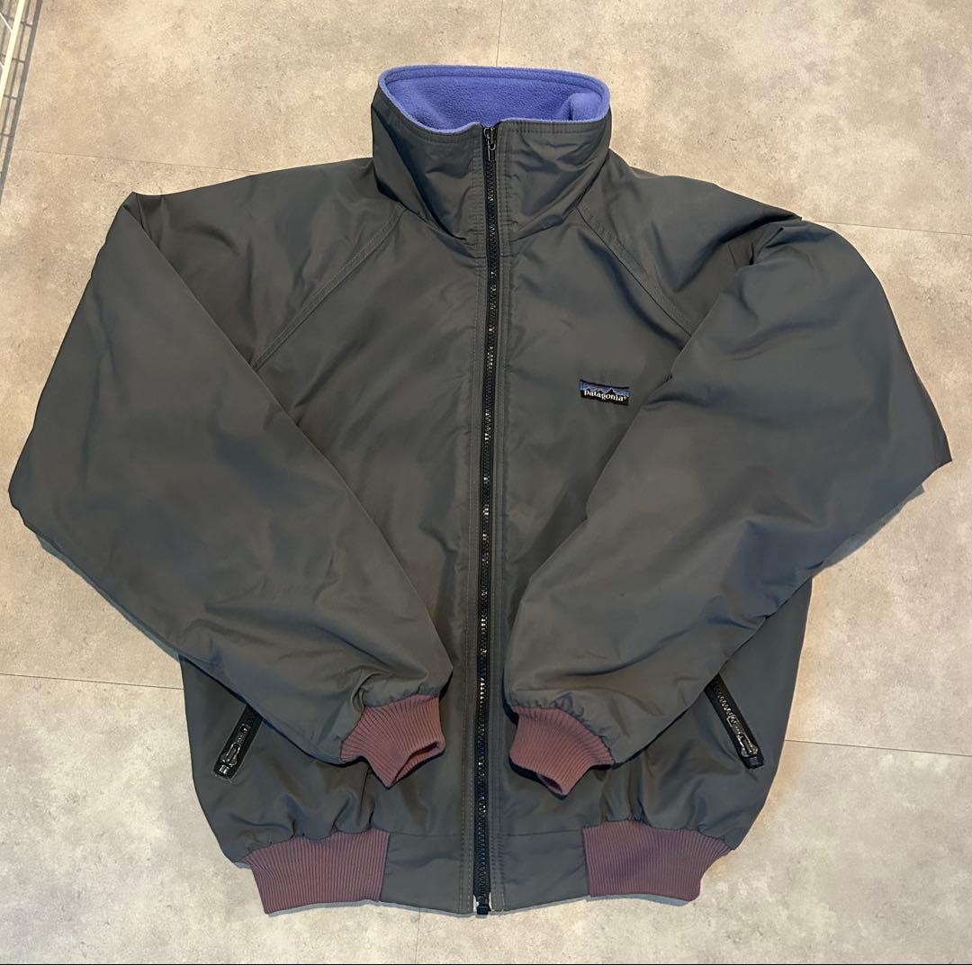 k*a様 Patagonia シェルドシンチラジャケット グレー ブルー 80s