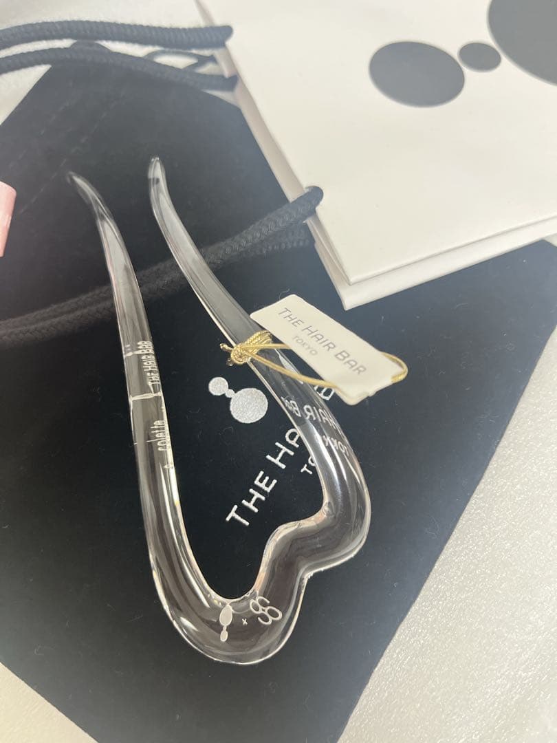 コレットマルーフ×ヘアバートウキョウ　コラボ　ヘアピン　クリア