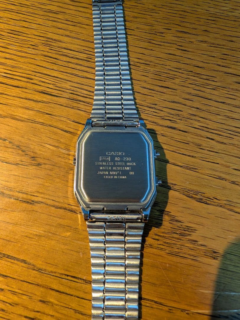 CASIO AQ-230 ターコイズ色