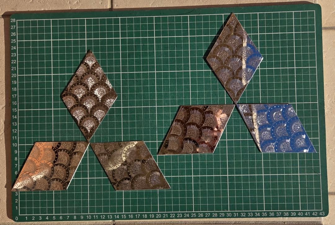 17スーパーグレート等　スリーダイヤ　デカめ　オリジナル柄　削り込み