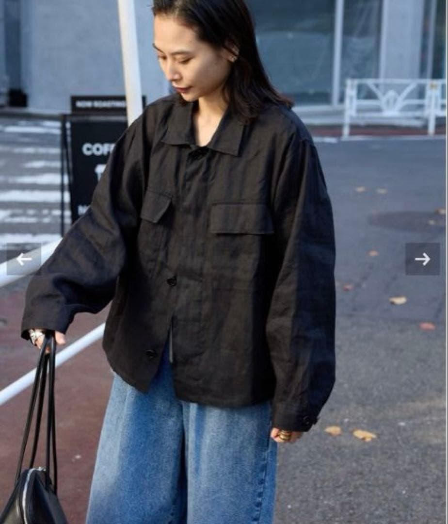 JOURNAL STANDARD リネンミリタリージャケット