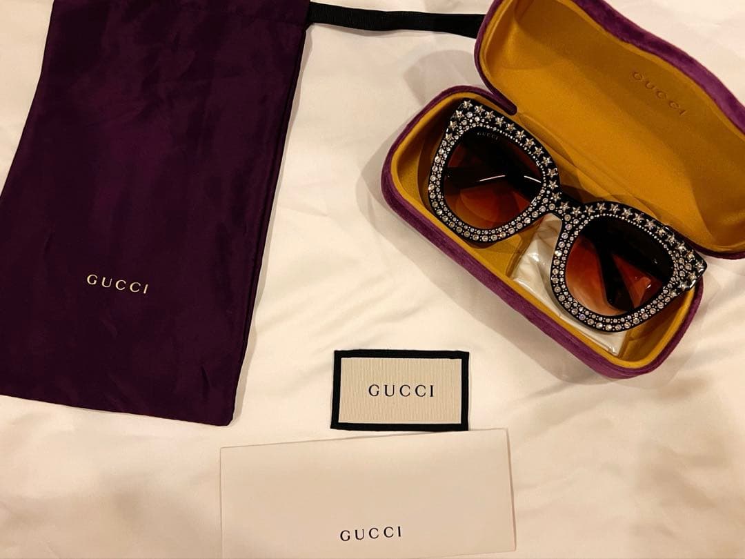 激レア！GUCCI ビジュー付きサングラス
