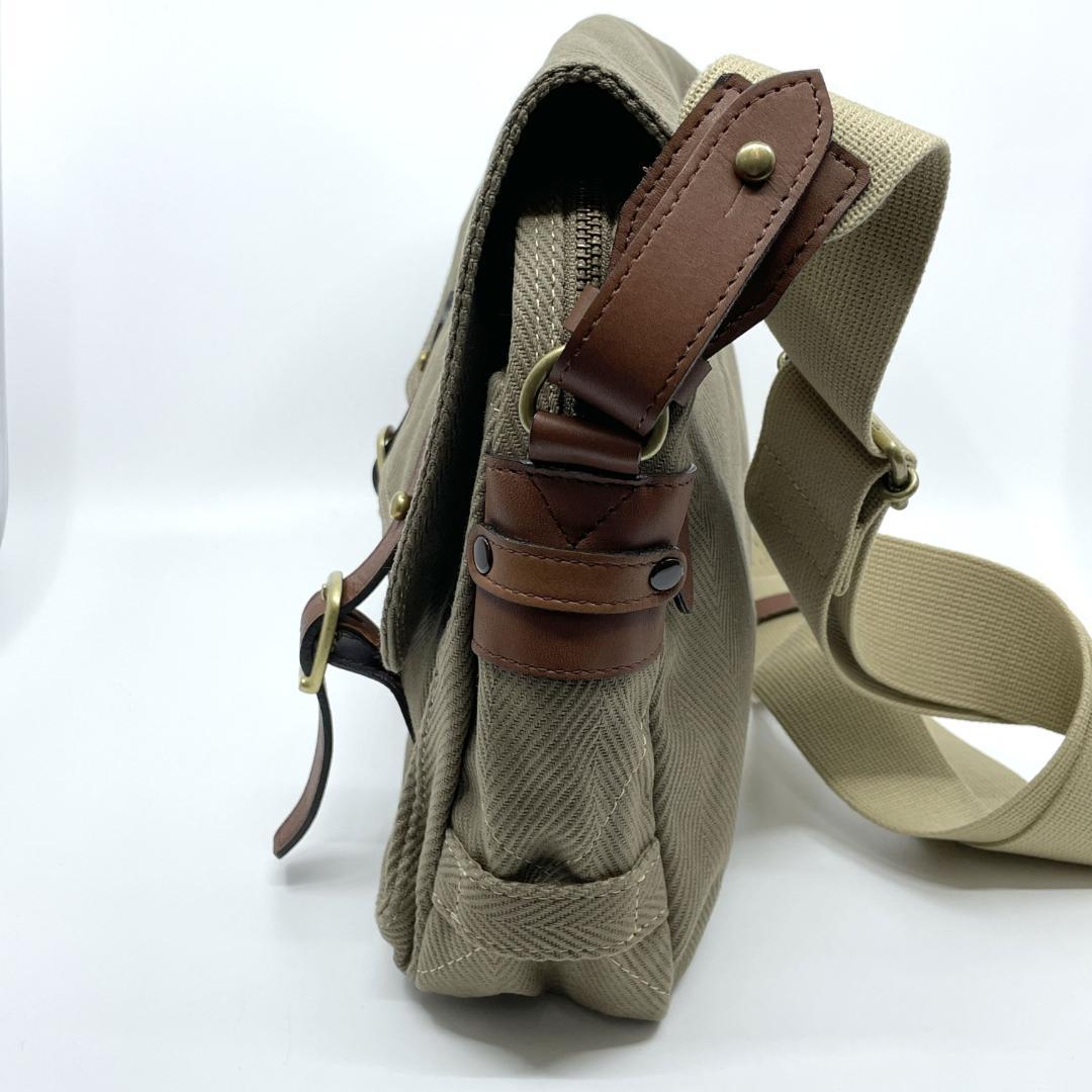 タグ付き　SILVER LAKE CLUB　ショルダーバッグ　ヘリンボーン