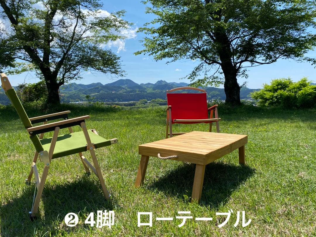 ローバーミニ　3wayトランクテーブル　メープル（オイルステイン）　手提げ7択