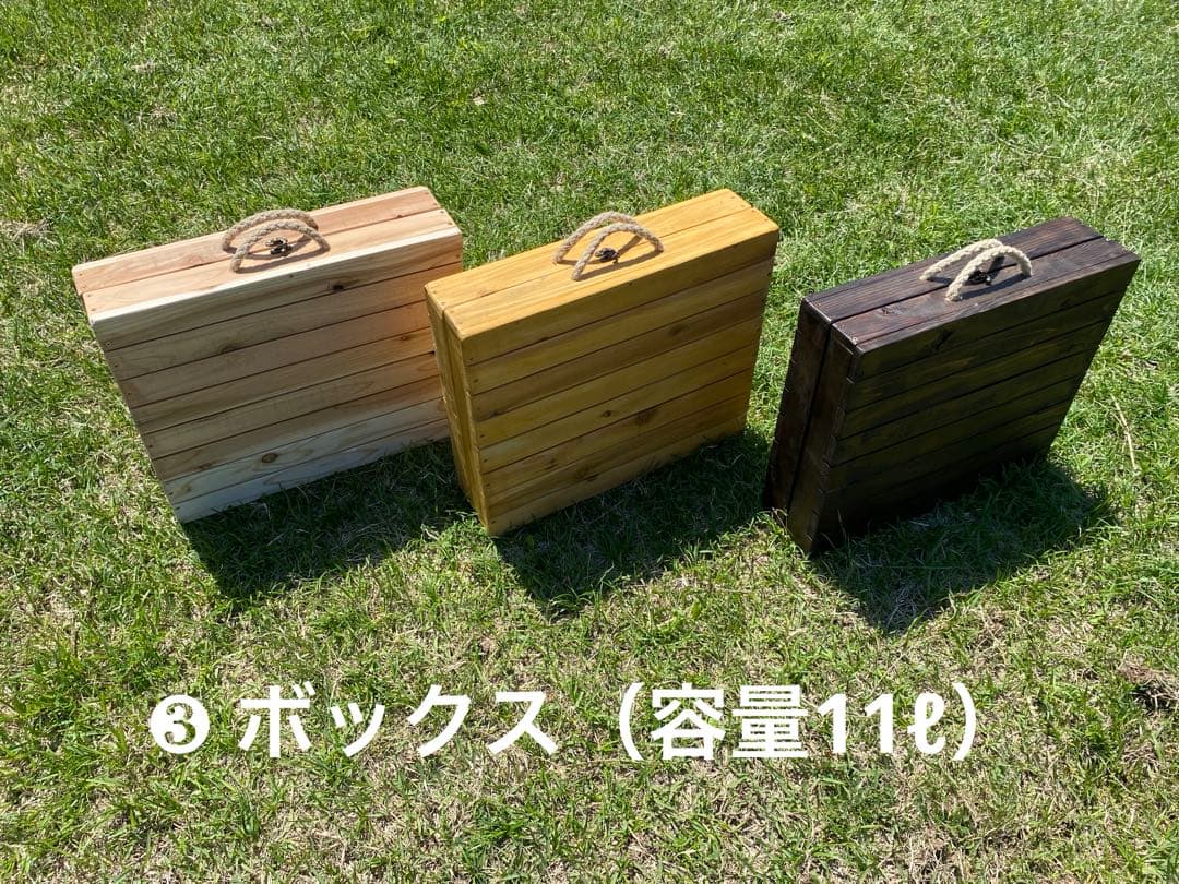 ローバーミニ　3wayトランクテーブル　メープル（オイルステイン）　手提げ7択