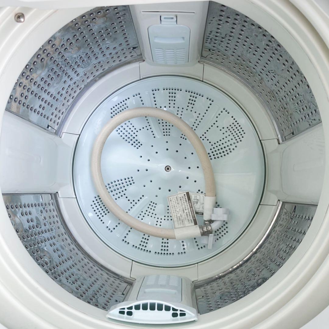 取付無料！完動品！高性能日立ビートウォッシュおしゃれホワイト8kg洗濯機！冷蔵庫