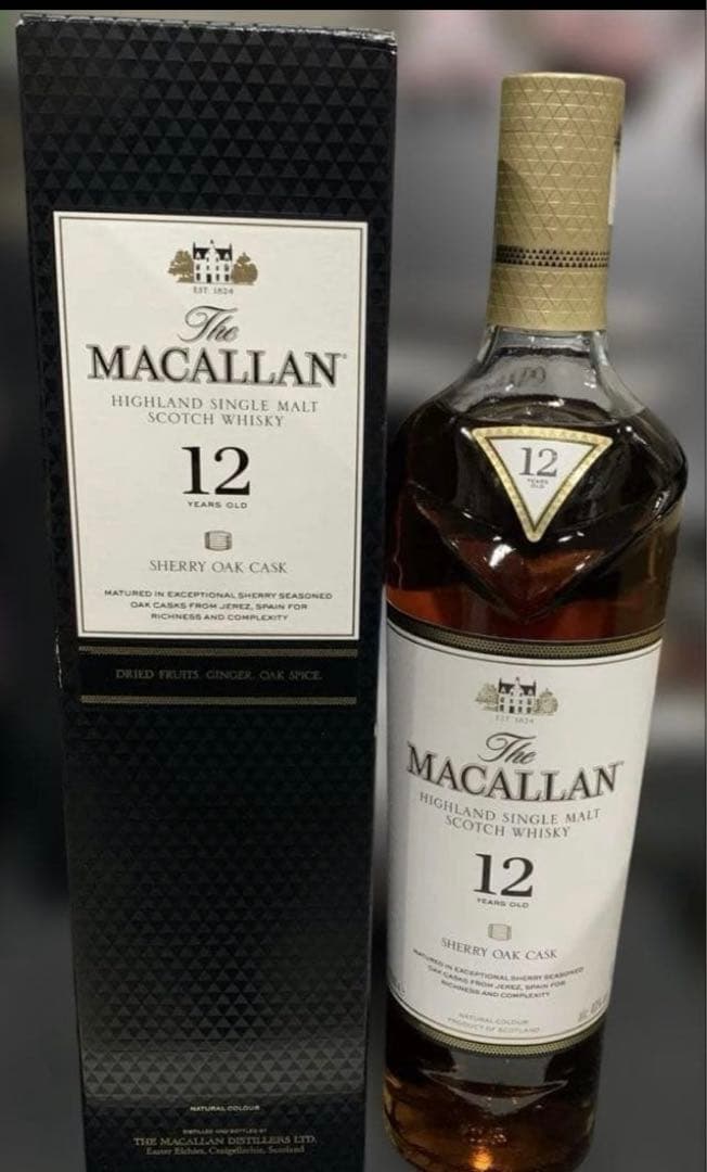 マッカラン 12年 シングルモルト ウイスキー 700ml MACALLAN