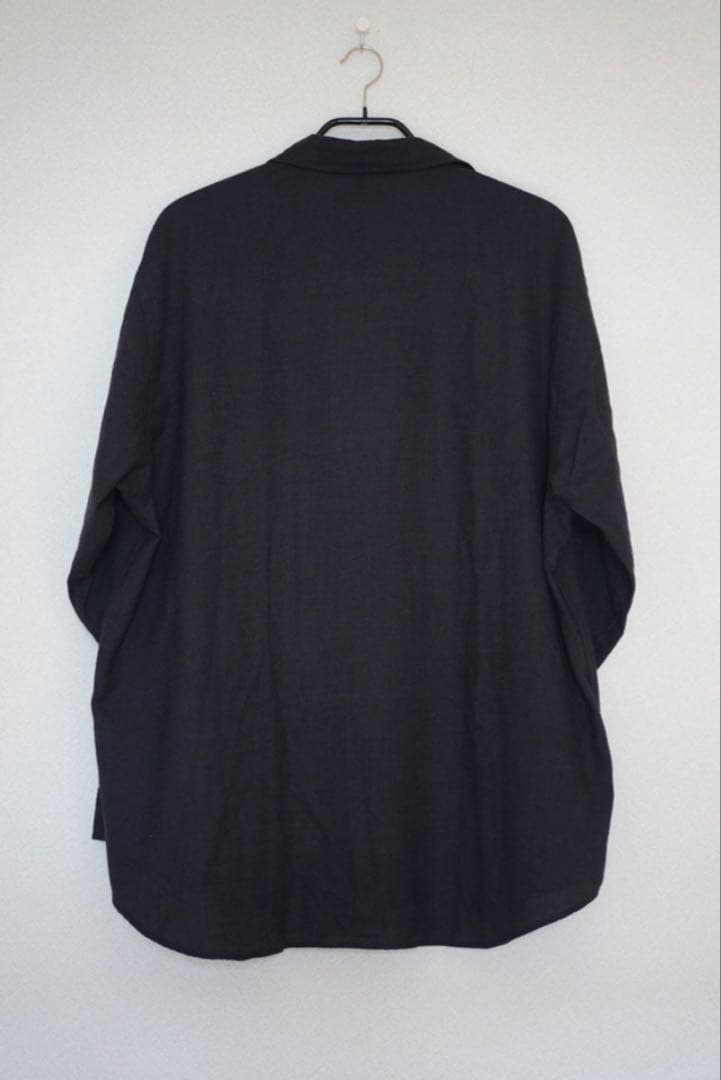 22AW COMOLI ウールビエラ スキッパーシャツ size3