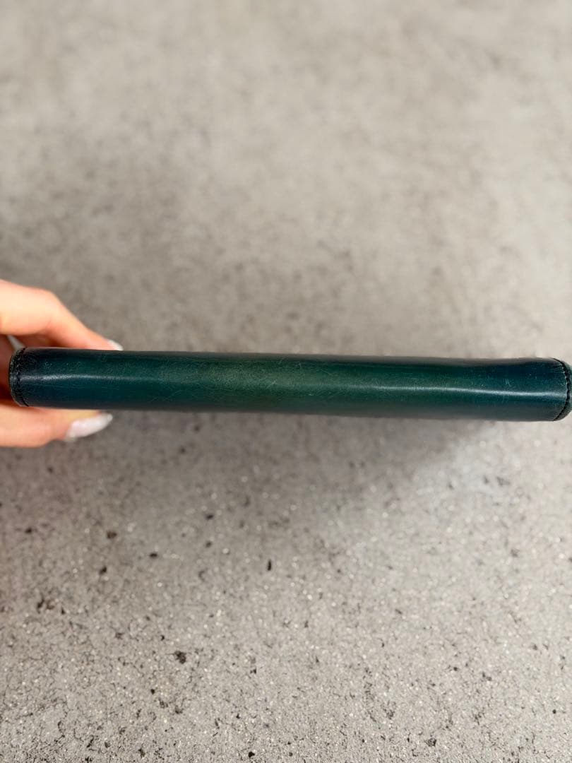 Yuhaku 長財布　ターコイズブルー