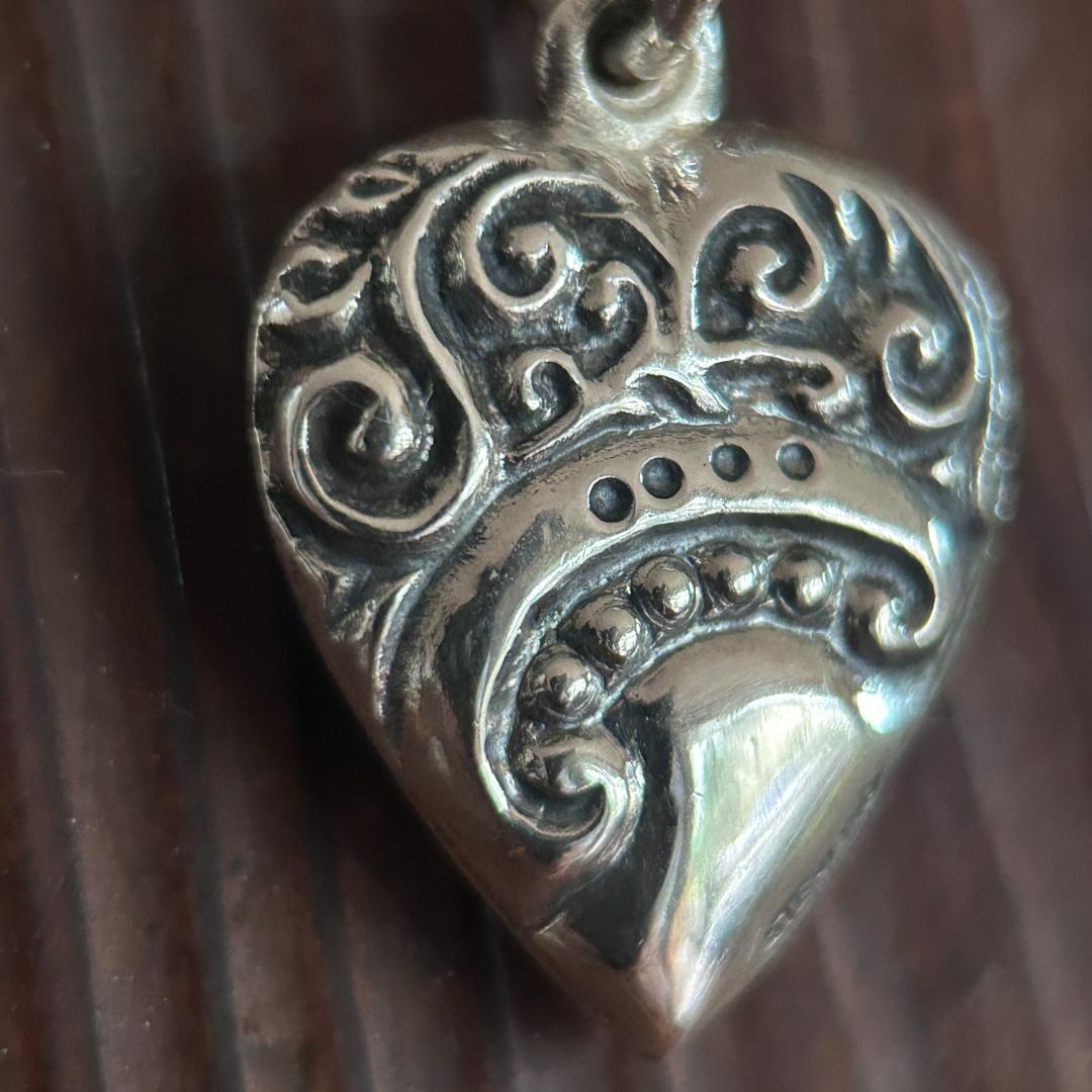 スウィートハートジュエリー　WW2　シルバー　唐草模様