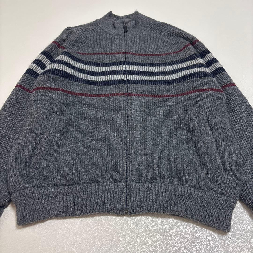 BURBERRY LONDON ウール アルパカ ドライバーズニット