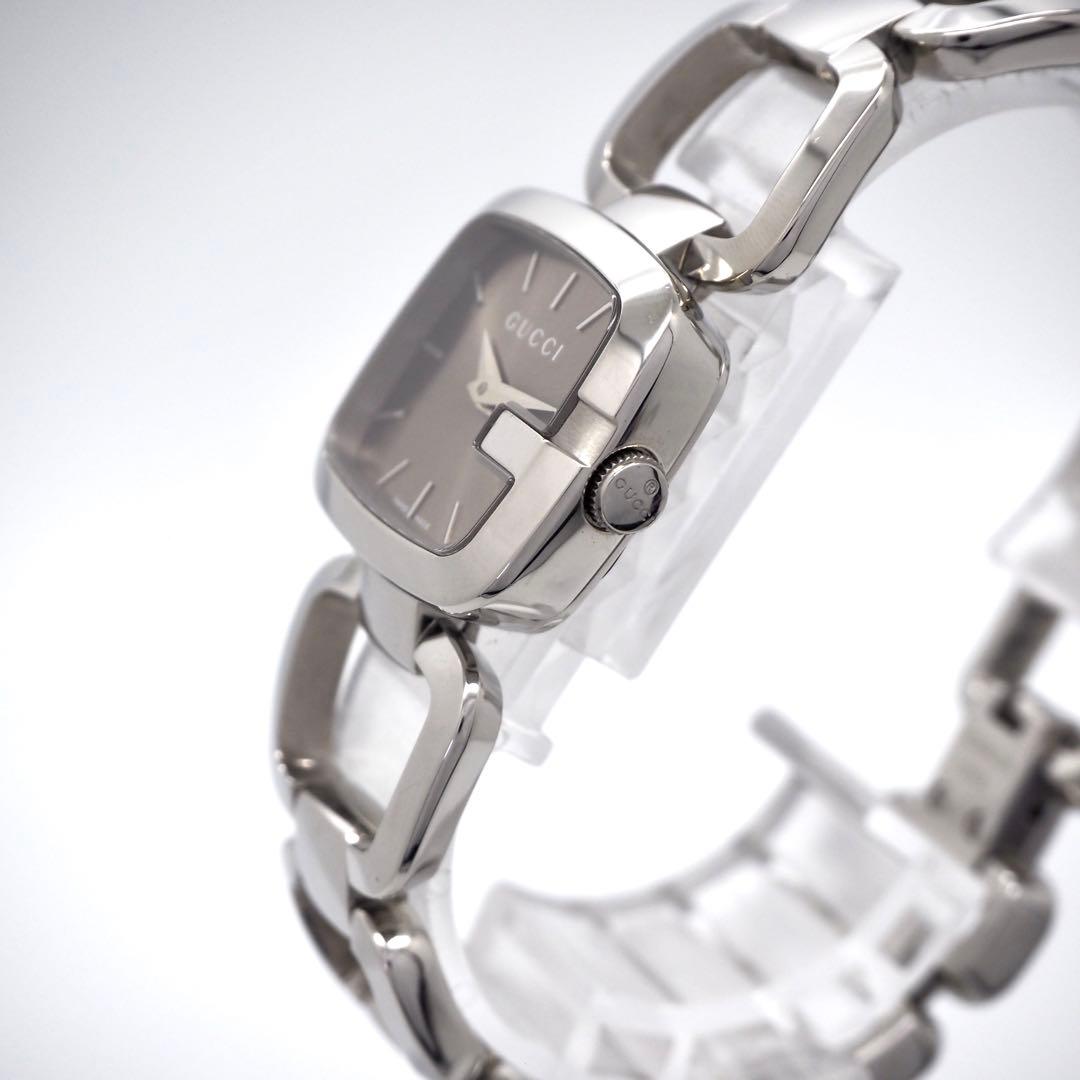 294【美品】GUCCI レディース 時計 125.5 Gコレクション スクエア