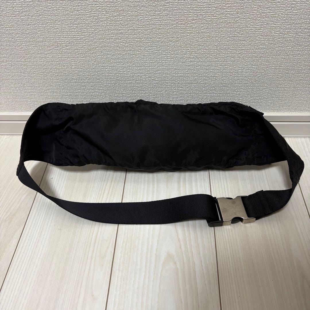 美品 プラダ ウエストバッグ ボディバッグ ナイロン 三角ロゴ