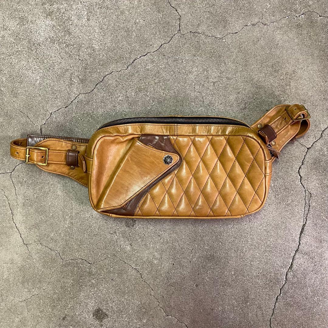 THE FLAT HEAD フラットヘッド ボディバッグ ホースハイド ブラウン