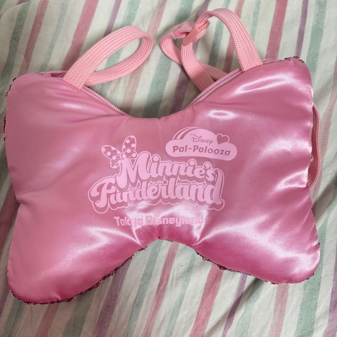 ミニー ディズニー リボン ピンク パルパルーザ スパンコール ショルダーバッグ