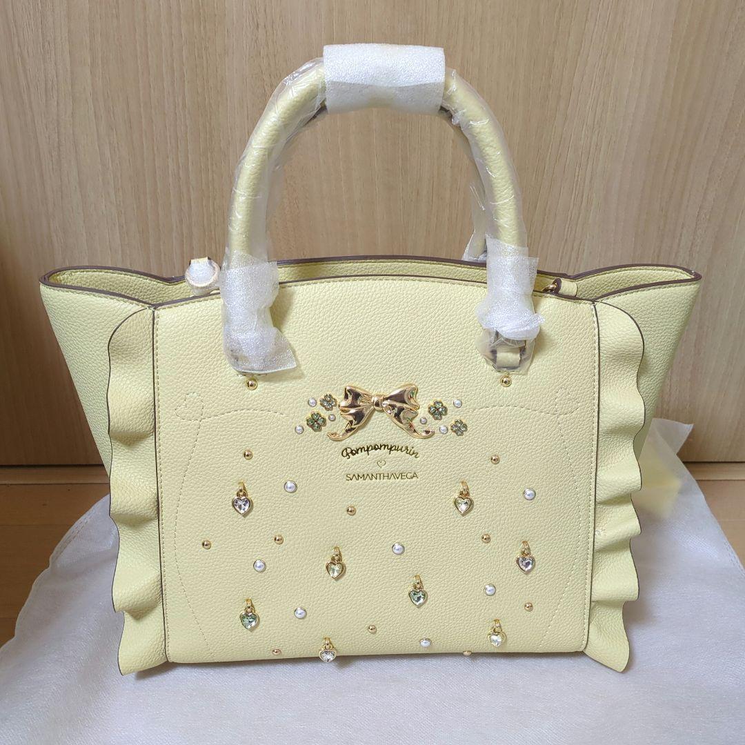 お値下げ！新品未使用！サマンサベガ　サンリオコラボ　ポムポムプリン　フラッター小