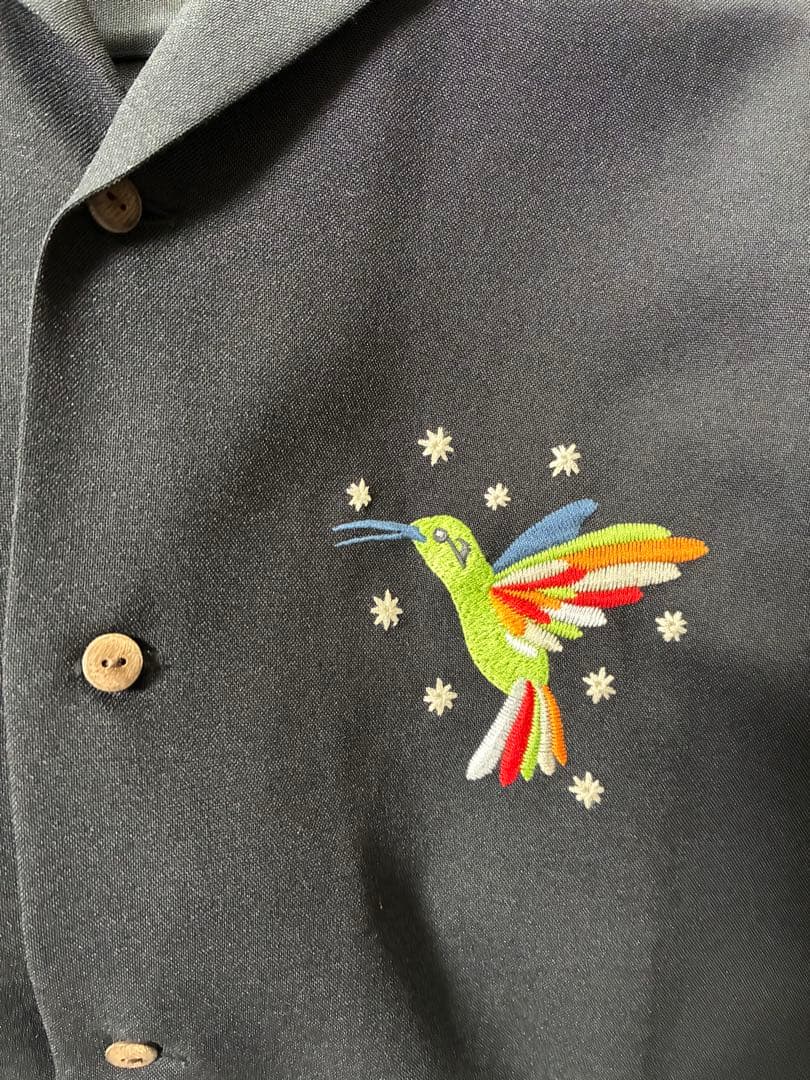 ルードギャラリー ハミングバードシャツ 黒