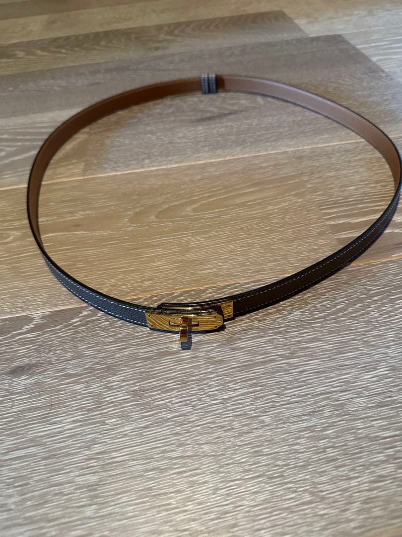 HERMES レザーベルト エトゥープ