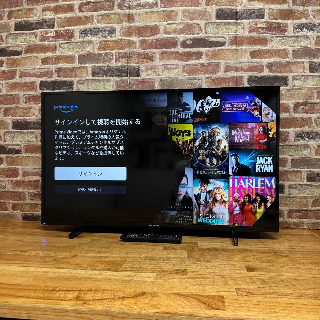 フナイ 43V型 4K 液晶テレビ Android TV FL-43U3330
