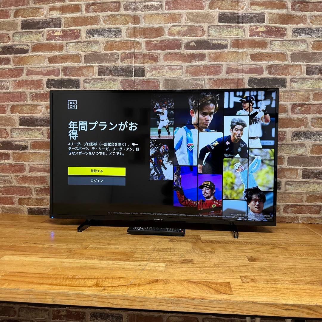 フナイ 43V型 4K 液晶テレビ Android TV FL-43U3330
