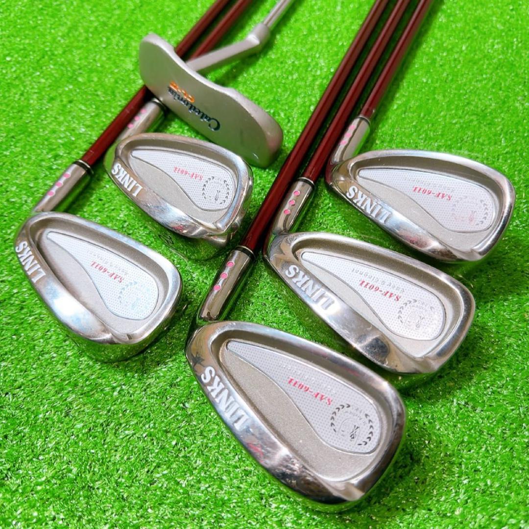 レディース ゴルフクラブセット LINKS SAF-601L 9本 初心者