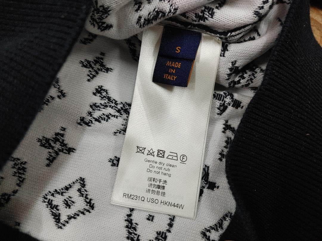 S Louis Vuitton グラデーション ニット セーター パーカー