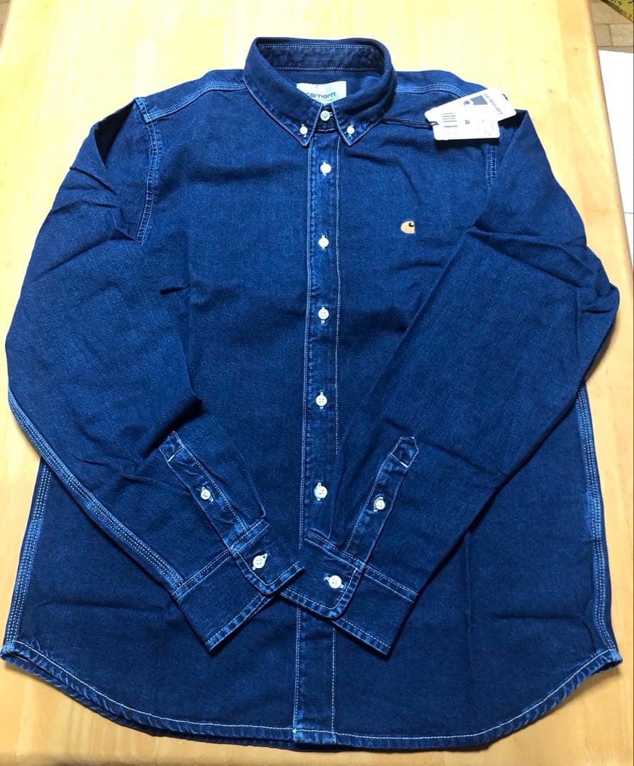 Carhartt ダークインディゴ　デニムシャツ M