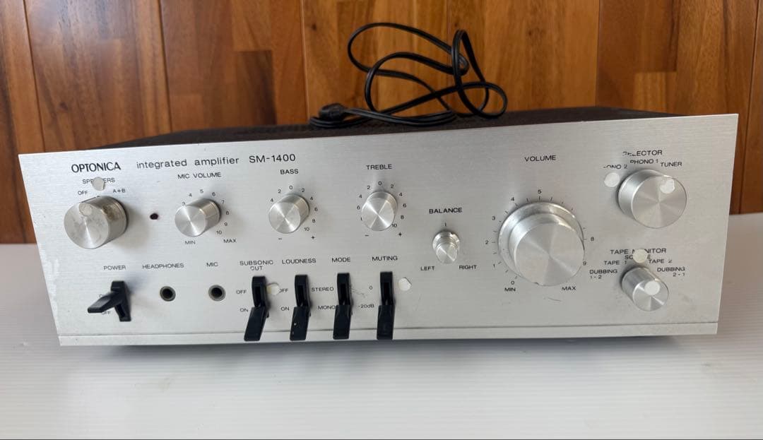 SHARP OPTONICA SM-1400 プリメインアンプ(a17)