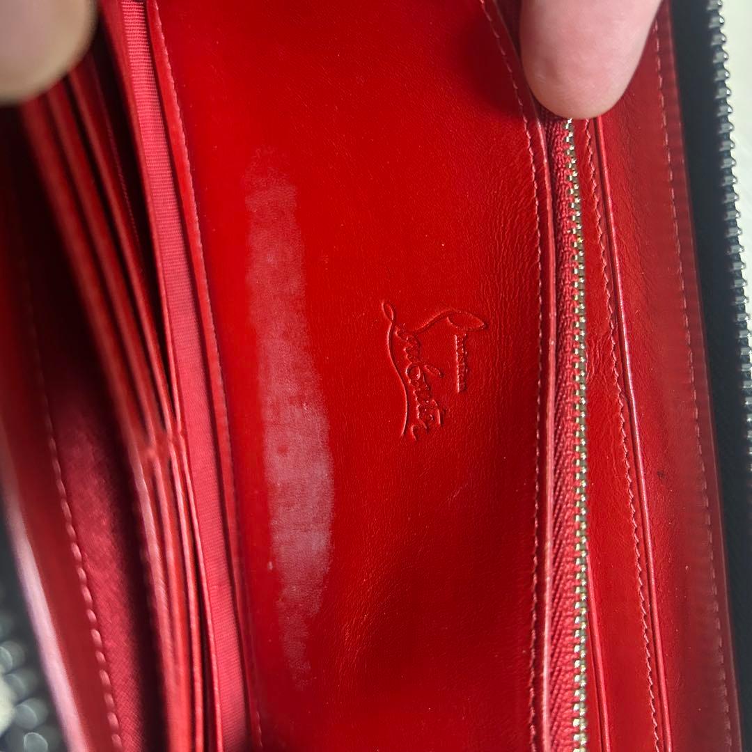 クリスチャン ルブタン パネトーネ 財布 長財布 ブラック 黒