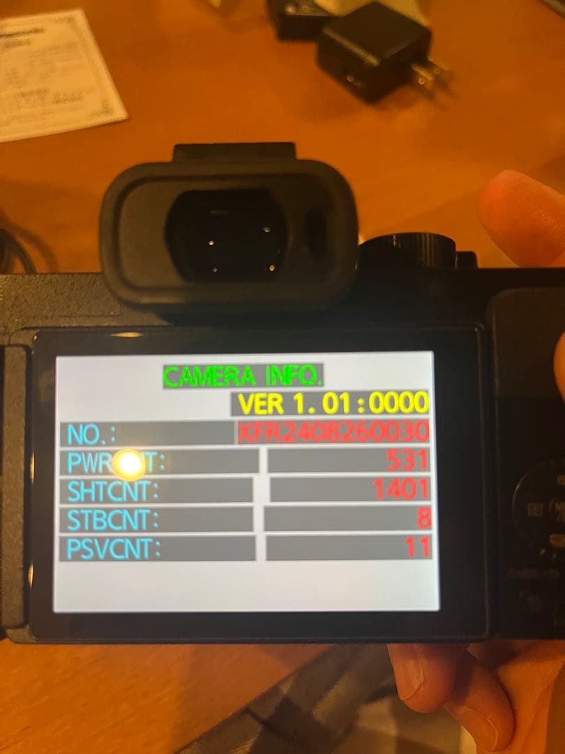 LUMIX G100D ボディ、頻度少、付属品有、バッテリー x 2、フィルム付