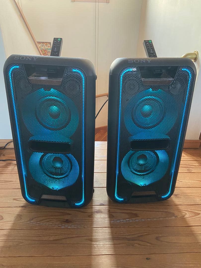 希少 USA限定 Bluetooth SONY GTK-XB7 リモコン付2台!