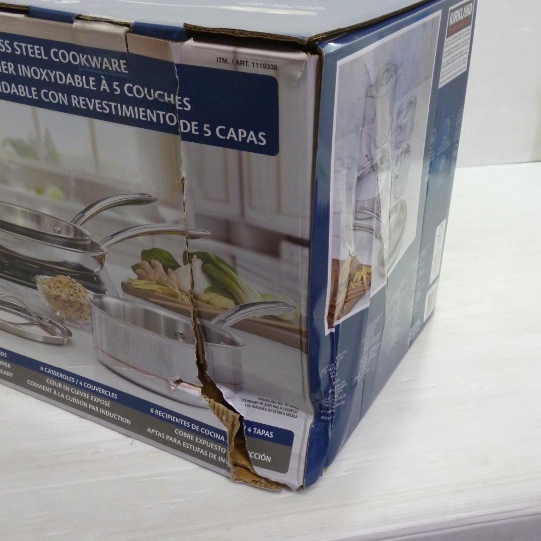 カークランド シグネチャー クックウェア 10点セット ステンレスクックウェア