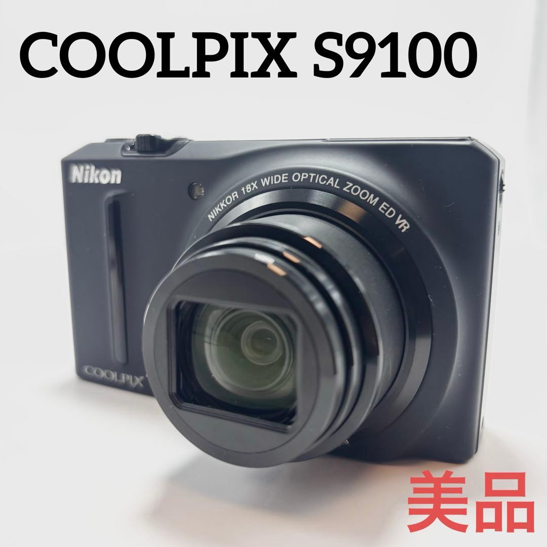 【美品】Nikon COOLPIX S9100 ブラック