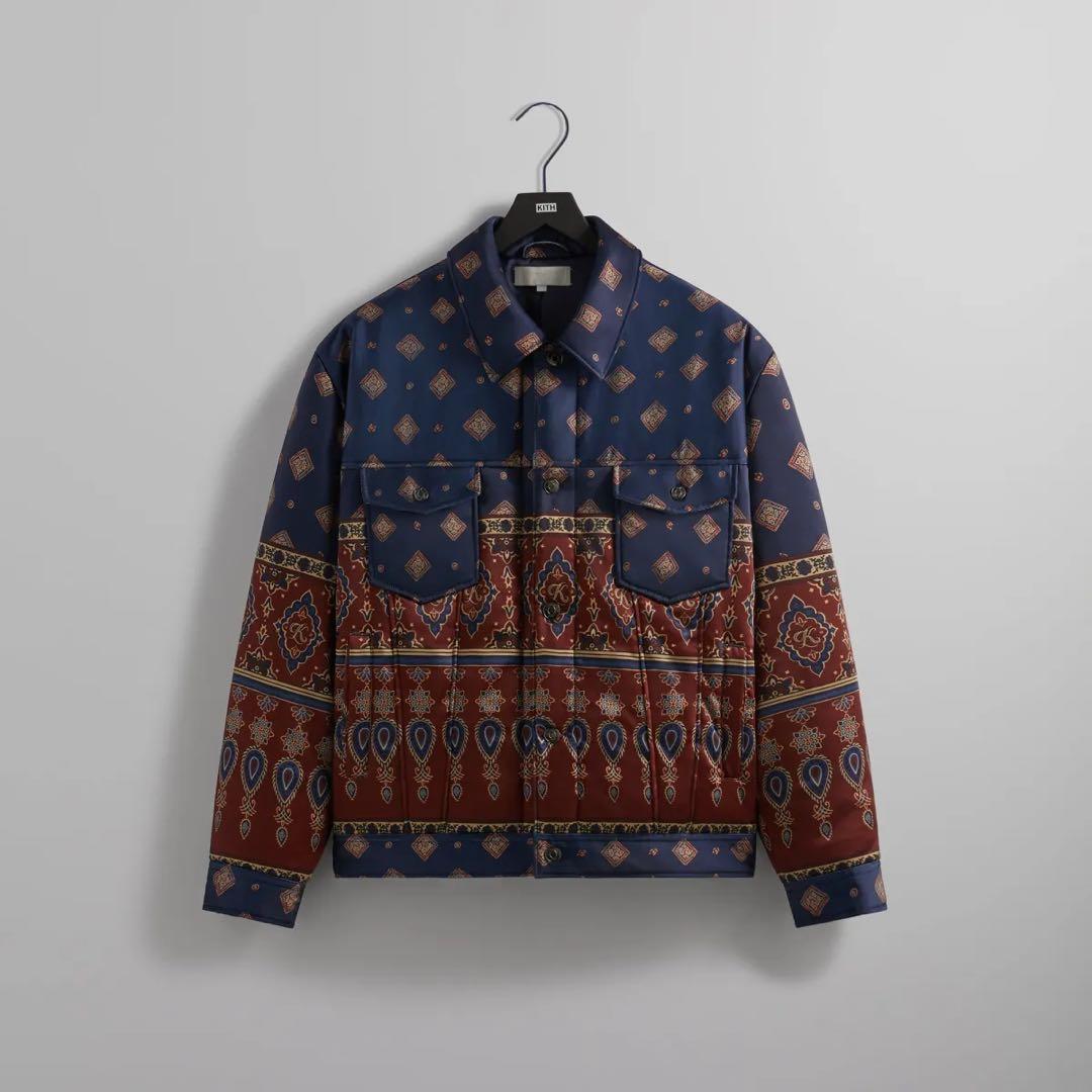 【⚠️最終値下げ】KITH サテン トラッカー ジャケット