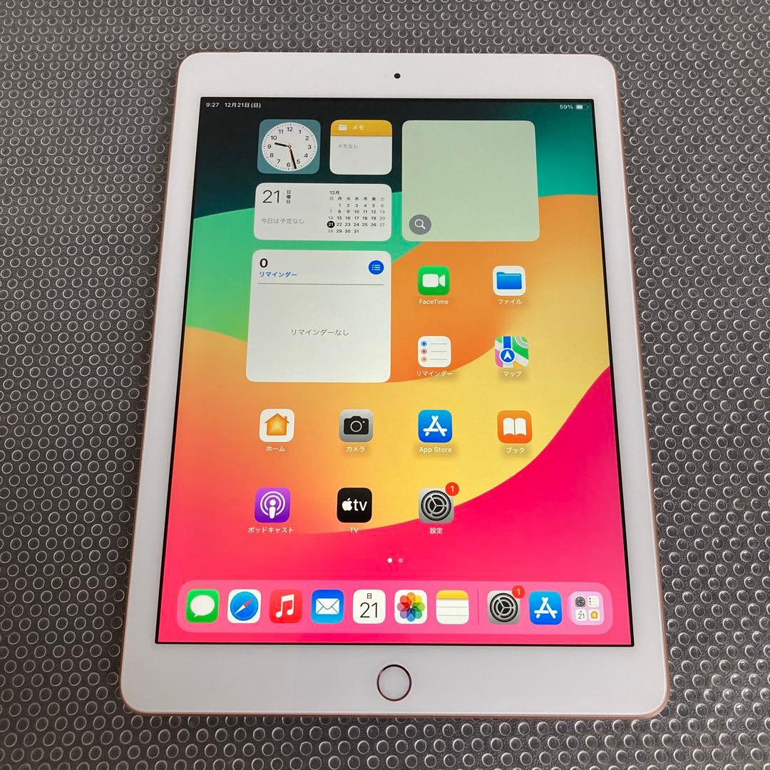 3770 電池最良好☆比較的美品☆iPad6 第6世代 32GB SIMフリー☆