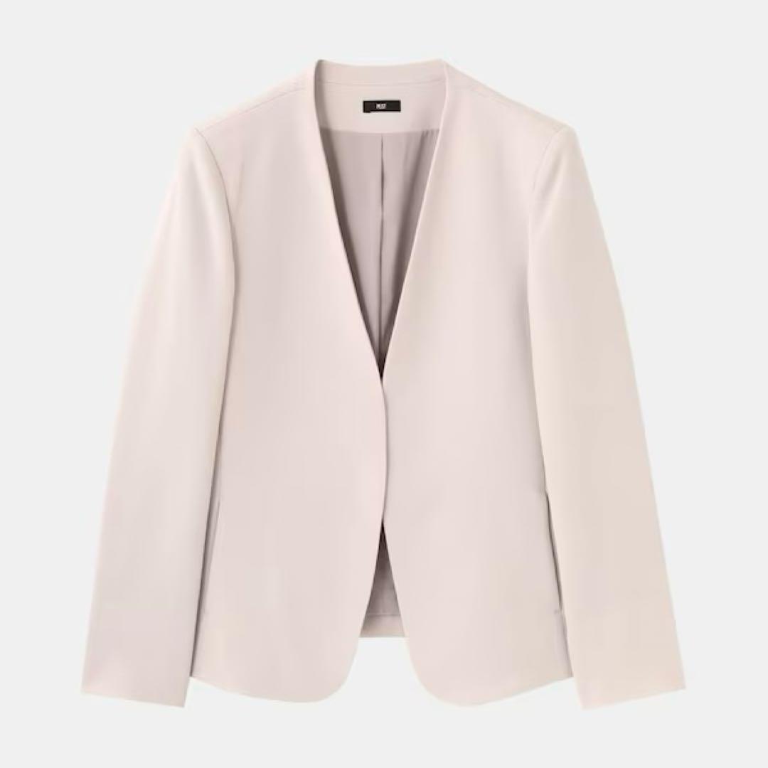 プラステ　トリアセブレンド　ジャケットパンツセット　ベージュ