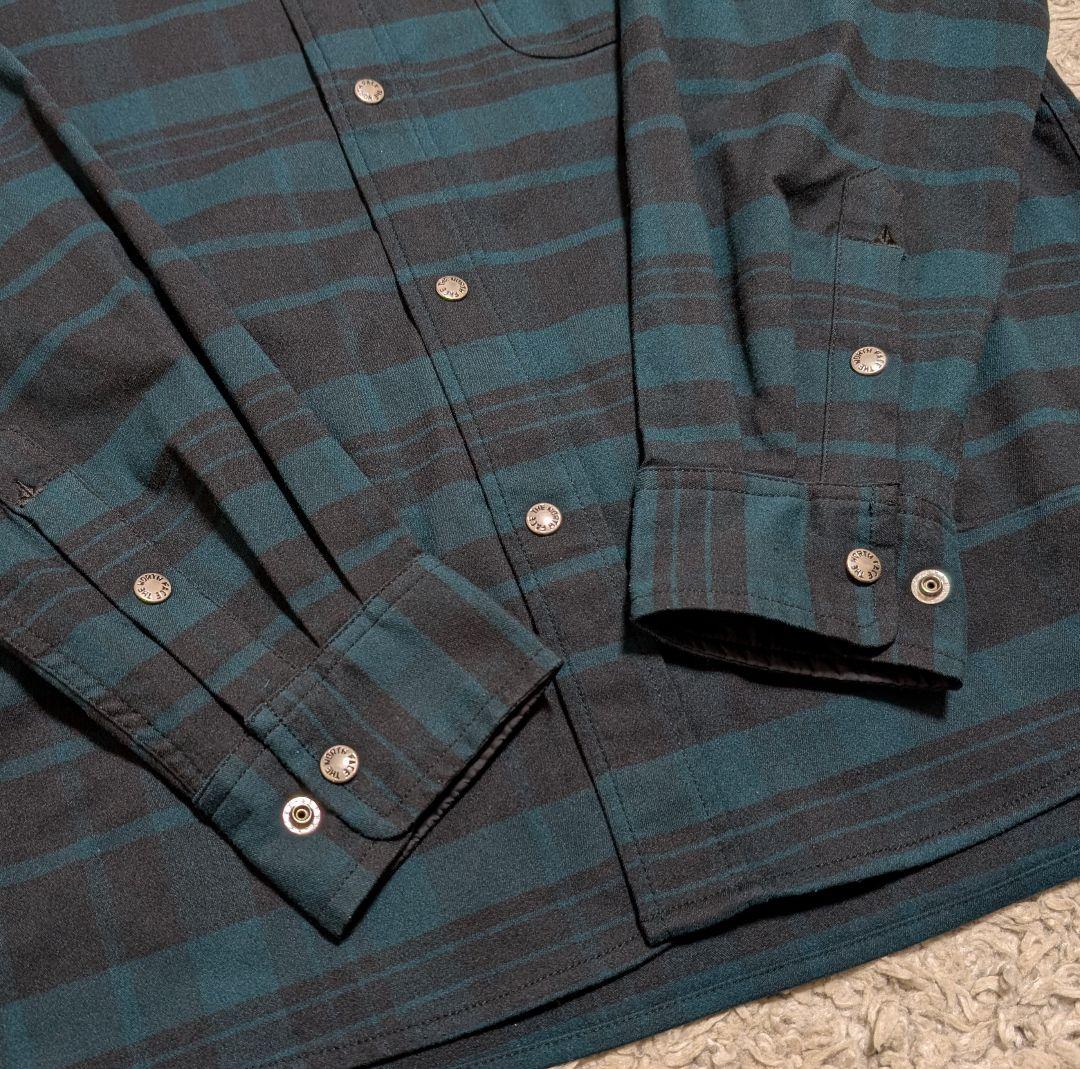 THE NORTH FACE ロングスリーブ ストレッチ フランネルシャツ Ｌ