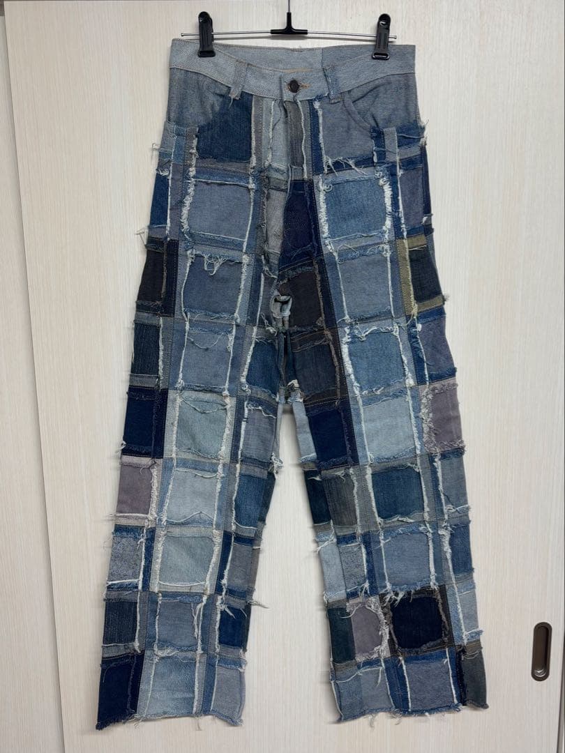 juemi リメイクデニム パッチワークデニム 26インチ