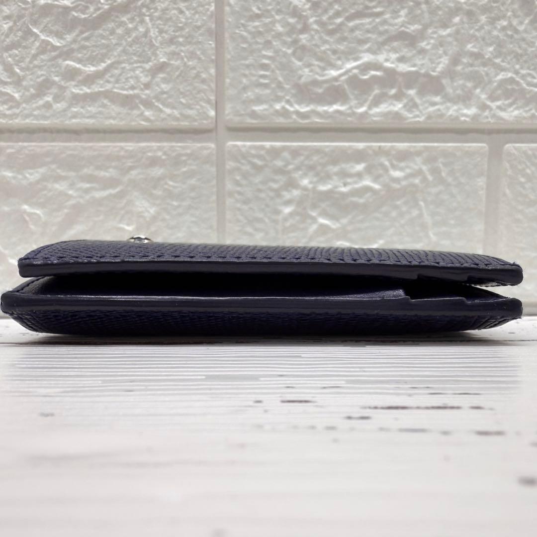 【極美品】　モンブラン　クロコ型押し　レザー　名刺入れ