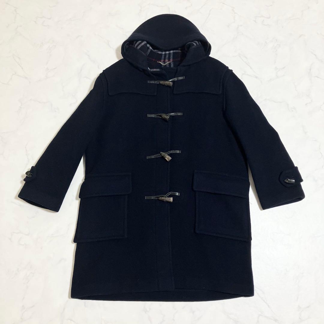 Burberrys バーバリー ダッフルコート ノバチェック ネイビー XL