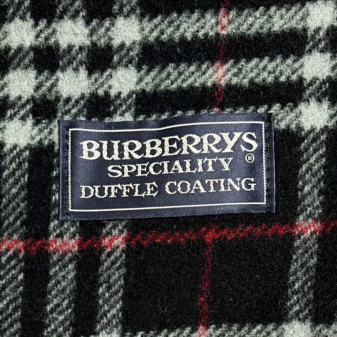 Burberrys バーバリー ダッフルコート ノバチェック ネイビー XL