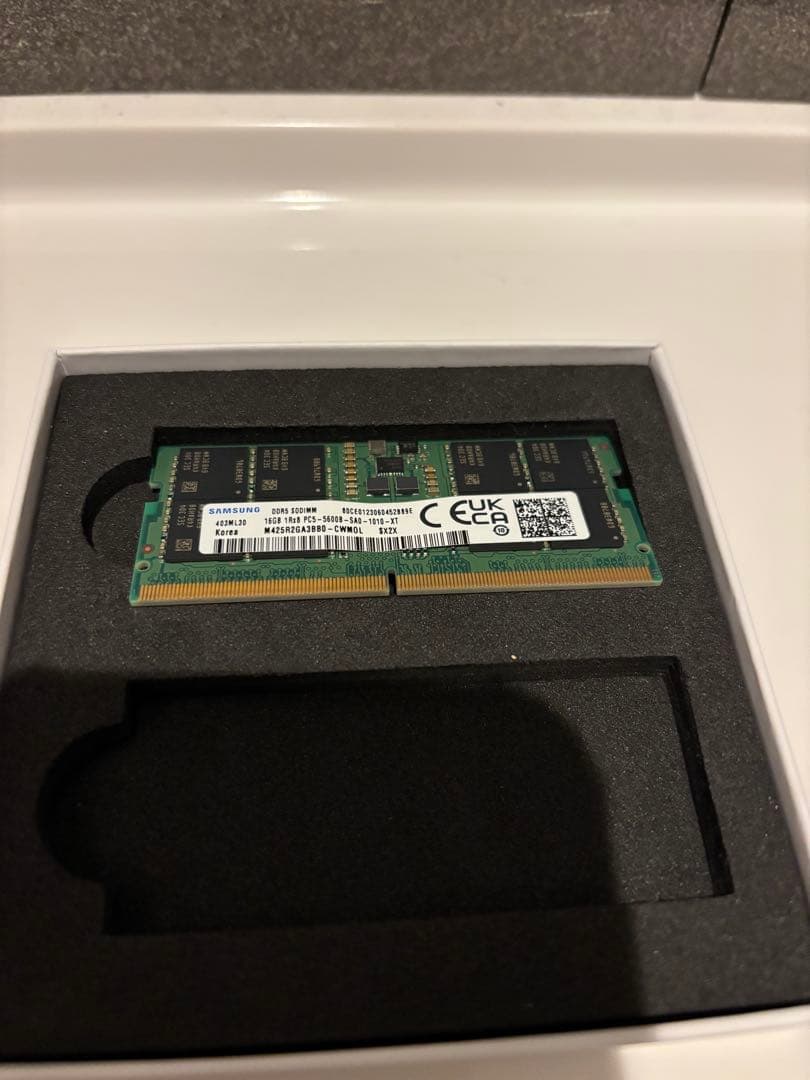 Samsung DDR5-5600 メモリ 16GB sodimm
