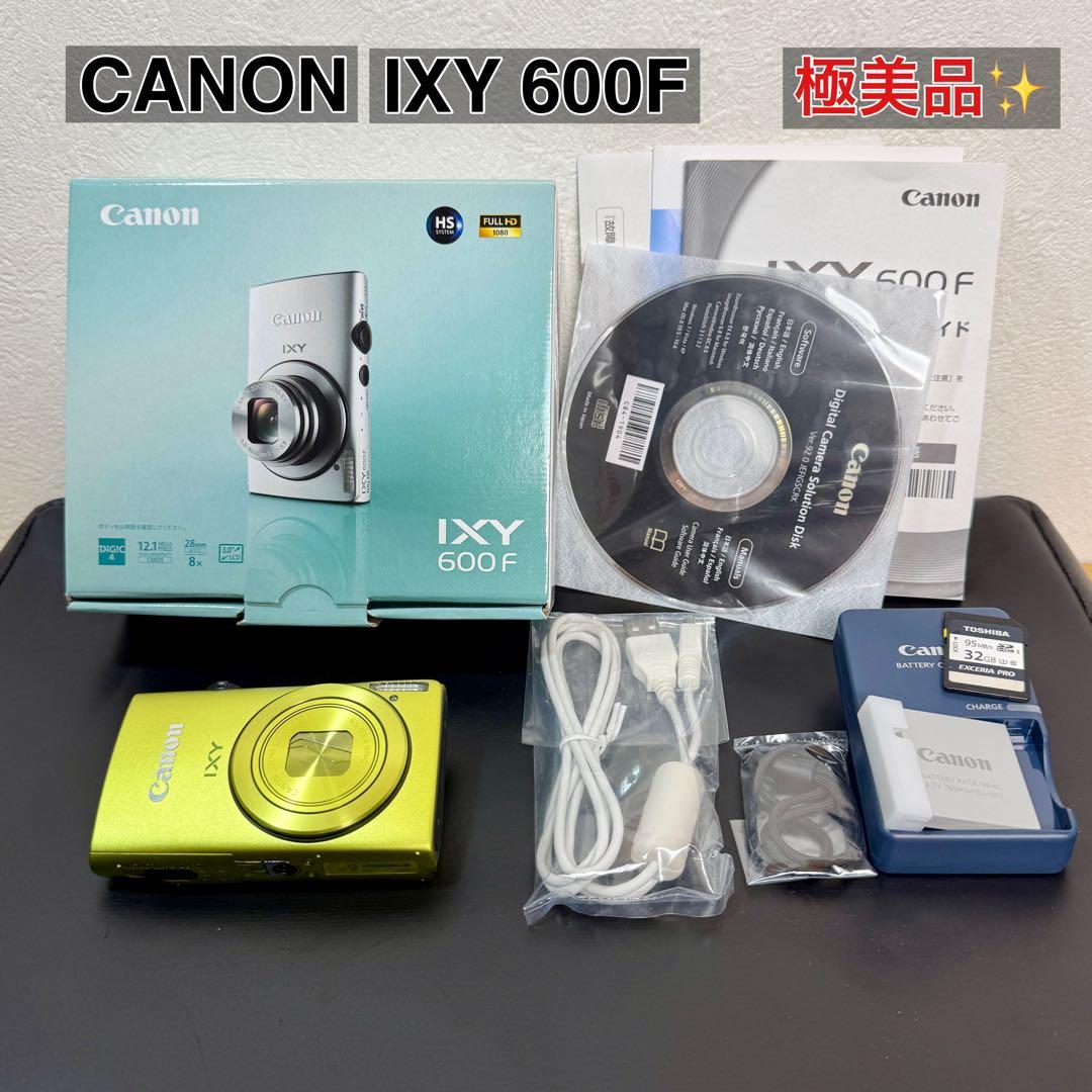 【極美品✨】Canon IXY 600F コンパクトデジタルカメラ 動作確認済み