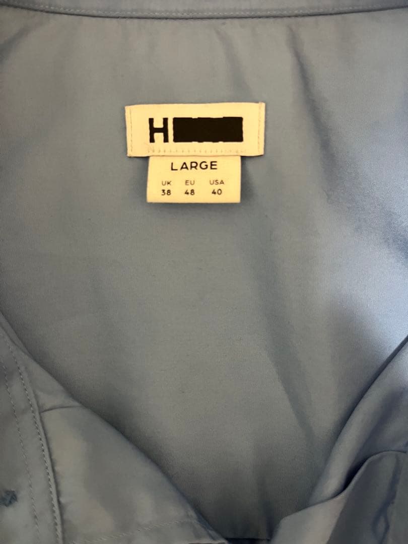 H BEAUTY& YOUTH バルーンレギュラーシャツ　Size L