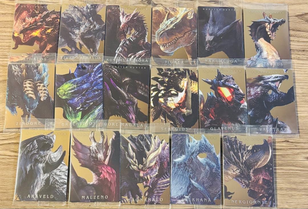 ①モンスターハンター 20th カードウエハース　36種類　フルコンプリート