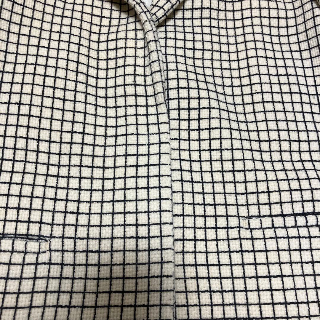 ミュウミュウ　格子柄　コート